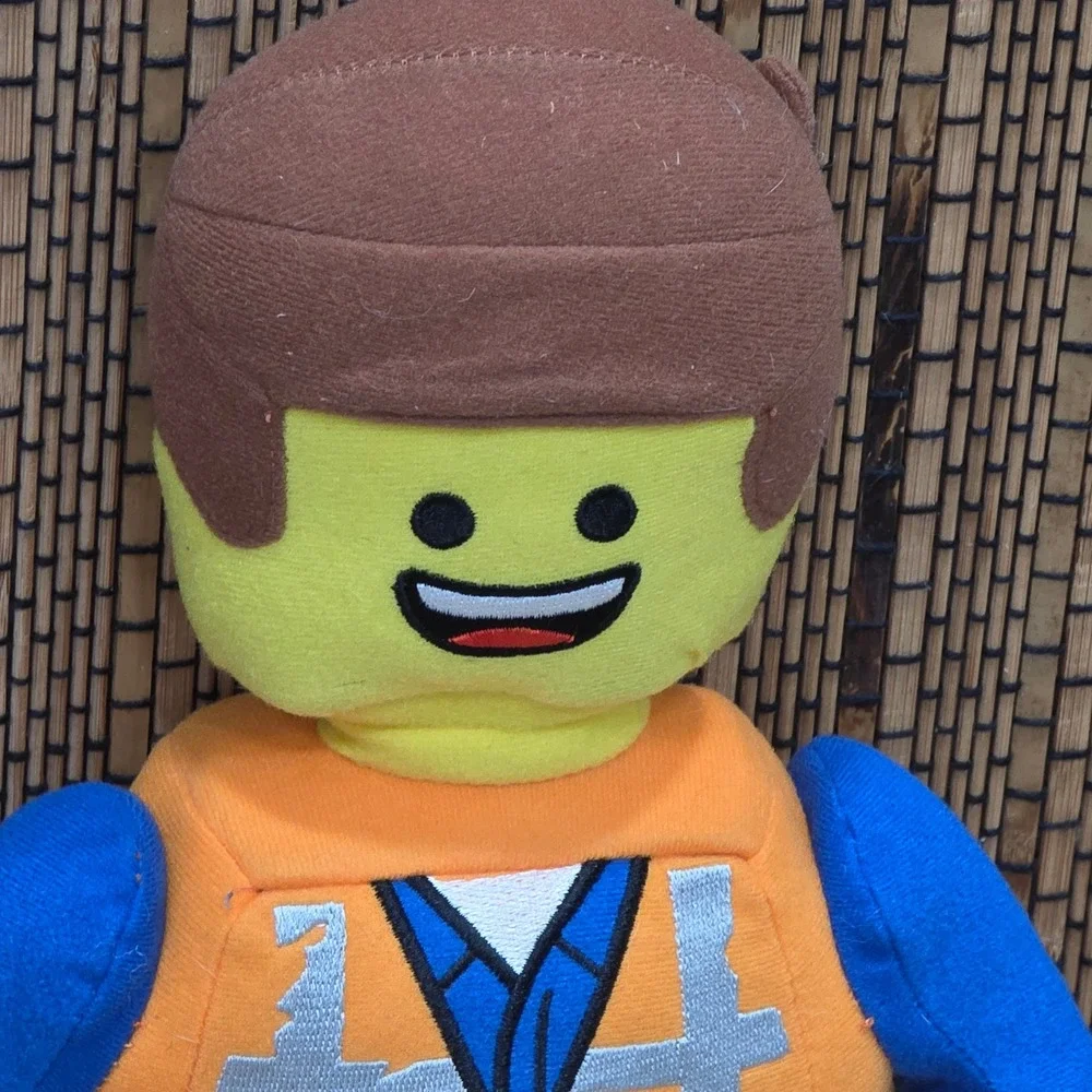 LEGO Movie 2 Emmet Brickowski Plush 14 Inch Construction Worker Toy 2019